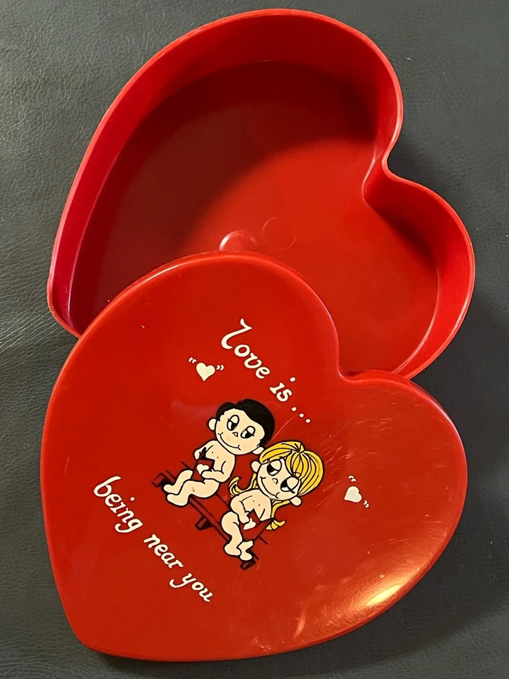 Kim Casali Love Is Inspired Heart Shaped Container Box